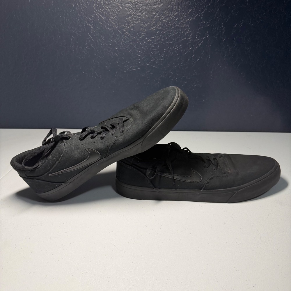 Nike SB Skate Shoes Black Canvas Lace Up Men Size 14 DM3494‎ 002 - Picture 8 of 11